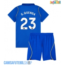 Camisa de time de futebol Chelsea Geovany Quenda #23 Replicas 1º Equipamento Infantil 2026-27 Manga Curta (+ Calças curtas)